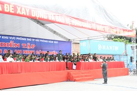 Diễn tập khu vực phòng thủ thành phố Hải Phòng 