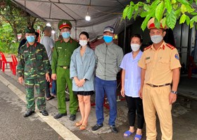 Chốt kiểm soát dịch bệnh COVID-19 liên ngành số 5 phát hiện 01 trường hợp trốn khai báo y tế