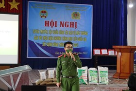 Phòng Cảnh sát môi trường: Tuyên truyền, tập huấn công tác bảo vệ môi trường tại huyện Vĩnh Bảo và Tiên Lãng
