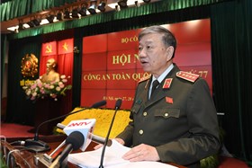 Bế mạc Hội nghị Công an toàn quốc lần thứ 77: Công an thành phố Hải Phòng nhần Cờ "Đơn vị dẫn đầu phong trào thi đua năm 2021"
