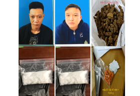 Phòng Cảnh sát ĐTTP về ma tuý: Bắt 7 đối tượng, thu giữ 44,96g heroin, 2821,84g ma túy tổng hợp