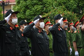 Phòng Cảnh sát cơ động:  Tổ chức 81 ca. 243 tổ tuần tra chốt điểm bảo vệ an ninh trật tự