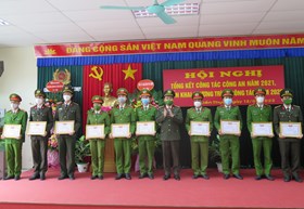 Công an huyện Kiến Thụy triển khai chương trình công tác năm 2022