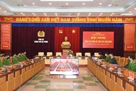 Hội nghị trực tuyến về công tác Cảnh sát điều tra toàn quốc năm 2022