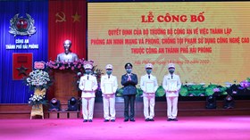 Thành lập Phòng An ninh mạng và phòng, chống tội phạm sử dụng công nghệ cao thuộc Công an thành phố