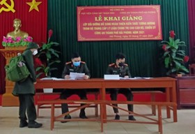 Tiếp nhận 350 công dân thực hiện nghĩa vụ tham gia Công an nhân dân