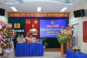 Chi đoàn Phòng Cảnh sát đường thủy tổ chức thành công Đại hội nhiệm kỳ 2022-2024