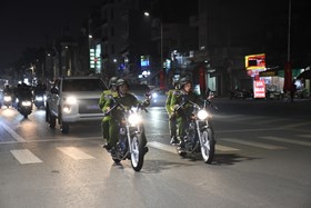 Công an quận Lê Chân tăng cường phòng chống tội phạm ban đêm