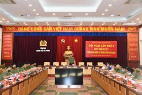 Đảng ủy Công an thành phố triển khai 9 nhiệm vụ trọng tâm Quý 2 năm 2022