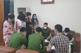 Xử lý quán massage-karaoke tại huyện An Dương vi phạm quy định về phòng chống dịch bệnh