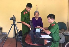 Công an huyện An Dương: Cấp CCCD lưu động miễn phí 27 trường hợp thuộc diện chính sách dịp 27-7