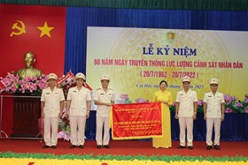 Công an huyện Cát Hải: Tổ chức lễ kỷ niệm 60 năm ngày truyền thống lực lượng CSND
