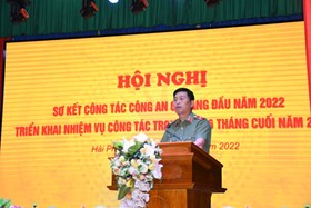 Công an thành phố triển khai 6 nhiệm vụ trọng tâm 6 tháng cuối năm 2022