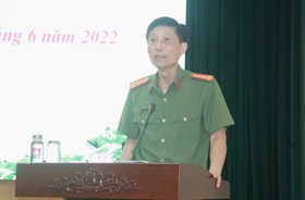 Hội nghị báo cáo viên thành phố tháng 6/2022: Tuyên truyền sâu đậm về 60 năm lực lượng Cảnh sát Nhân dân