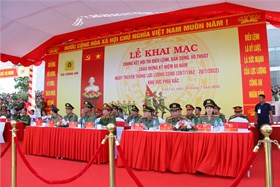Khai mạc Vòng chung kết Hội thi điều lệnh, bắn súng, võ thuật – Khu vực phía Bắc, năm 2022 tại tỉnh Lào Cai