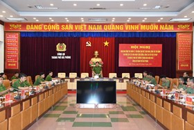 Giao ban công tác quản lý, thi hành tạm giữ, tạm giam; công tác hỗ trợ tư pháp, quản lý kho vật chứng