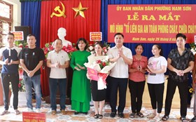 Phường Nam Sơn (Kiến An): Ra mắt mô hình “Tổ liên gia an toàn phòng cháy, chữa cháy”