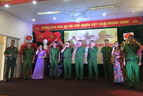 Xã Xuân Đám (Cát Hải) tổ chức lễ kỷ niệm 17 năm "Ngày hội toàn dân bảo vệ an ninh Tổ quốc.