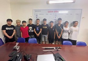 Công an quận Đồ Sơn tạm giữ hình sự 5 đối tượng cố ý gây thương tích và gây rối trật tự công cộng