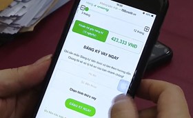 Khuyến cáo về vay tiền qua app trên mạng