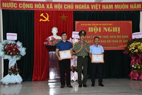 Sơ kết 06 năm thực hiện mô hình liên kết bảo đảm ANTT “ Bến phà an toàn về ANTT" xã Phù Long (Cát Hải)