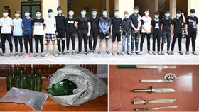 Công an các huyện đẩy mạnh chống tệ nạn cờ bạc