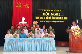 Xã Tam Đa (Vĩnh Bảo): Triển khai mô hình "Camera an ninh"