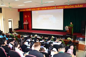 Công an huyện An Dương: Tuyên truyền về phòng chống tội phạm sử dụng công nghệ cao tại Trường Cao đẳng Du Lịch Hải Phòng