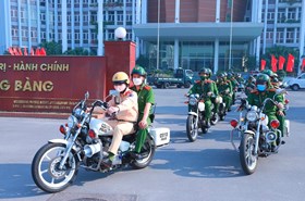 Công an quận Hồng Bàng: Tổ chức 35 lượt kiểm tra điều lệnh Công an nhân dân