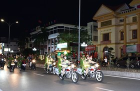 Công an quận Lê Chân: Ra quân đảm bảo ANTT dịp Tết Quý Mão 2023
