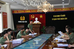 Phòng Hậu cần -CATP: Đẩy mạnh tuyên truyền chuyển đồi số
