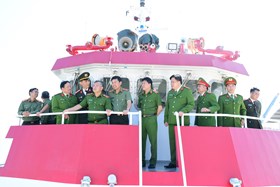 Thiếu tướng Nguyễn Văn Long, Thứ trưởng Bộ Công an thăm và làm việc với CATP Hải Phòng 