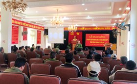 Huấn luyện nghiệp vụ 118 Công an xã bán chuyên trách lớp 2, đợt 2 năm 2022