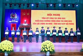 Triển khai chương trình công tác An ninh năm 2023