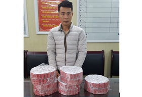  Công an quận Lê Chân: Bắt đối tượng tàng trữ 720 quả pháo nổ