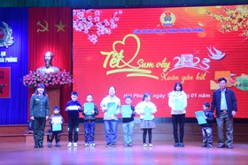 Công đoàn Công an thành phố đầm ấm với chương trình “Tết sum vầy - xuân gắn kết"