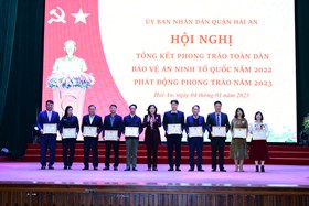 Quận Hải An: Triển khai 8 nội dung xây dựng phong trào toàn dân bảo vệ an ninh Tổ quốc năm 2023 