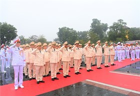 Đảng ủy Công an Trung ương, Bộ Công an vào Lăng viếng Chủ tịch Hồ Chí Minh nhân Ngày thành lập Đảng Cộng sản Việt Nam