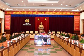 Đẩy nhanh tiến độ giải ngân các nguồn vốn đầu tư công năm 2023 và tăng cường đầu tư xây dựng trụ sở làm việc, nhà ở doanh trại Công an xã, thị trấn