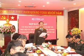 Hướng tới kỷ niệm 75 năm Công an nhân dân học tập, thực hiện Sáu điều Bác Hồ dạy