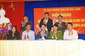 Xã Gia Luận (Cát Hải) triển khai mô hình “Phối hợp bảo đảm an ninh trật tự địa bàn xã Gia Luận thông qua hệ thống Camera an ninh”