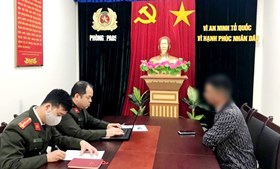 Xử lý người đăng tải bình luận có nội dung xuyên tạc, sai sự thật về vụ cháy chợ Tam Bạc trên mạng Facebook.
