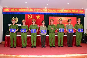 Khối Công an huyện: Đẩy mạnh đợt thi đua đặc biệt