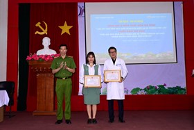 Ra mắt mô hình “Phối hợp bảo đảm ANTT thông qua hệ thống Camera an ninh trong khuôn viên Bệnh viện Kiến An”