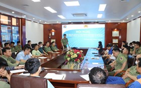 Phòng Xây dựng phong trào toàn dân bảo vệ ANTQ: Tuyên truyền, phổ biến giáo dục pháp luật tại Công ty Xăng dầu K131