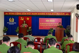 Phòng Cảnh sát thi hành án hình sự và hỗ trợ tư pháp:  Tập huấn chuyên sâu Luật Bảo vệ bí mật Nhà nước