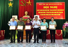 Xã Bạch Đằng (Tiên Lãng): Sơ kết 5 năm thực hiện mô hình “Vùng giáo bình yên thôn Xuân Hòa”