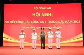 Bế mạc Hội nghị sơ kết công tác công an 6 tháng đầu năm 2023