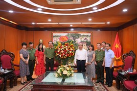 Bộ Công an chúc mừng các cơ quan thông tấn, báo chí nhân kỷ niệm 98 năm Ngày Báo chí Cách mạng Việt Nam