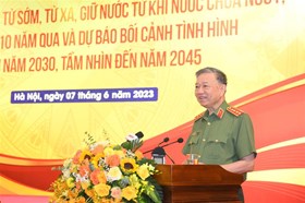 Bộ trưởng Bộ Công an biểu dương 19 tỉnh, thành phố hoàn thành chỉ tiêu cấp Căn cước công dân trước thời hạn